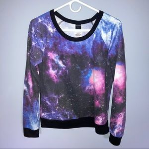 B1G1🌸 Galaxy Space Nebula Sweater Top